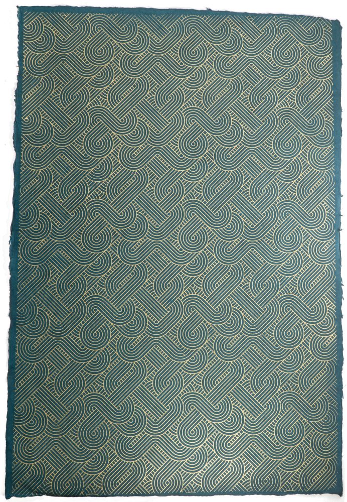 [GI-GSP592-90] Wrap-Pattern Navy