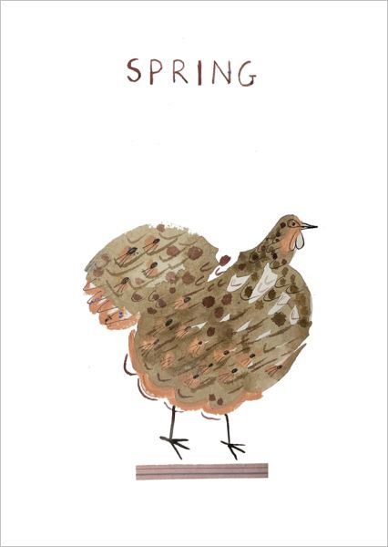 [DP-C138] Card-Spring Chicken