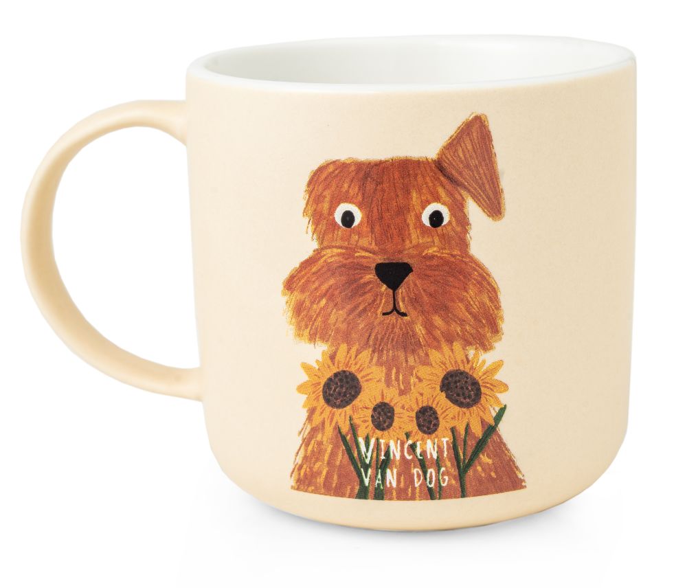 [NG-LMD-VV004] Bone China Cup-Vincent Van Dog