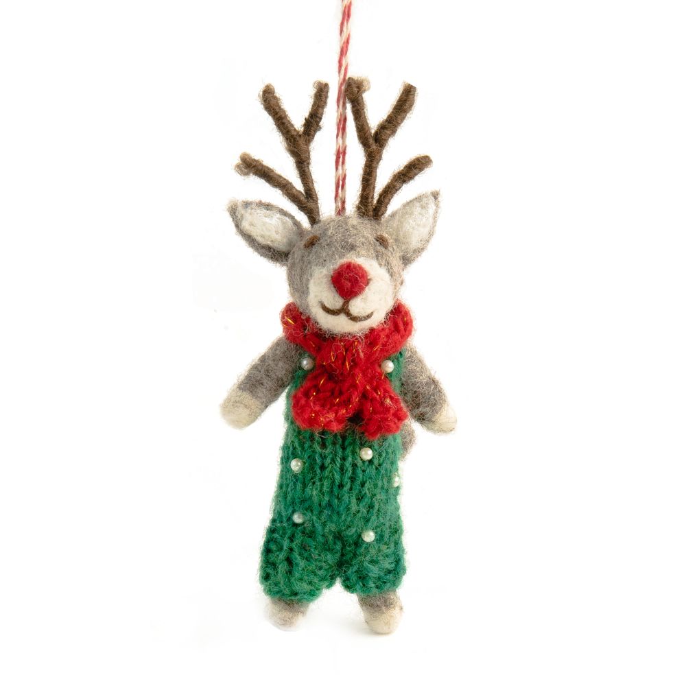 [GI-XD-DRD002] Charity Decoration-Felt Reindeer Rocco