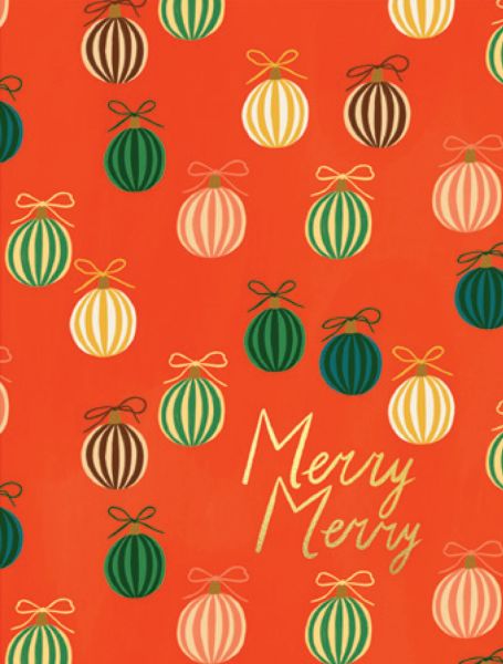 [RC-XC-BOD2584F] Foil Card-Merry Ornaments