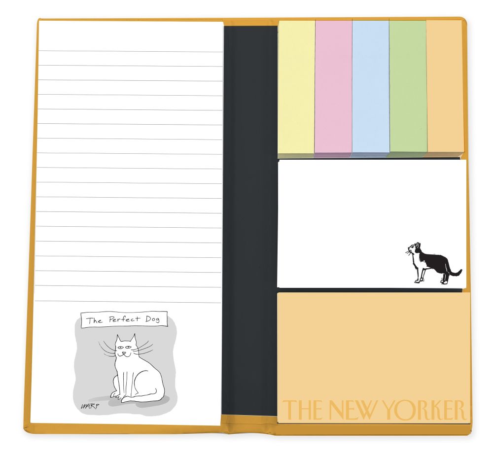 [NY-SN-NPAF02] Notepad & Sticky Folio-Cats