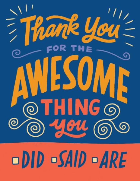 [EM-C-02934] Card-Awesome Thank You