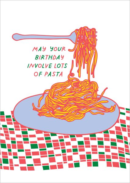 [GT-C-BD416] Card-Pasta Bday