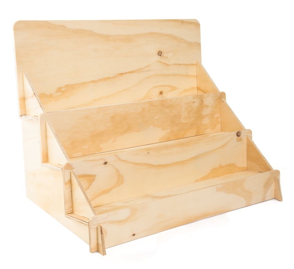 [VE-CTR-DISP] Timber Counter Display-Notebooks