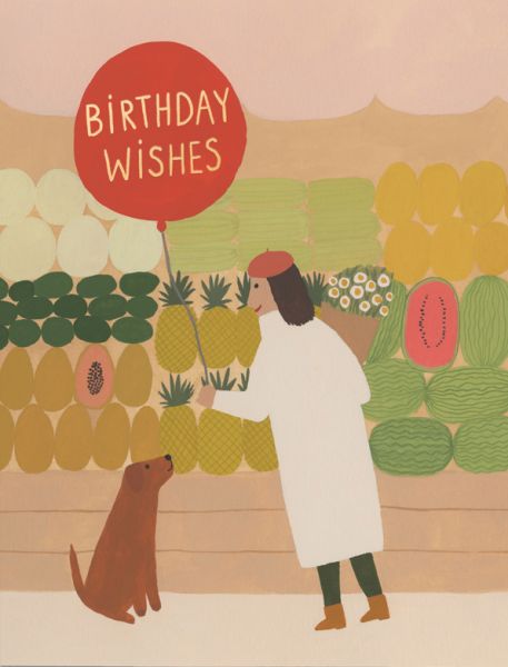 [RC-C-PUG2678F] Foil Card-Fruit Stand Wishes