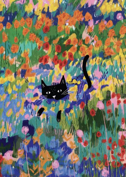 [NG-CC-VV071] Card-Vincat Garden Arles