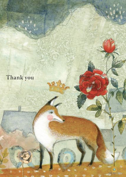 [SB-C-577] Card-Fox Thank You