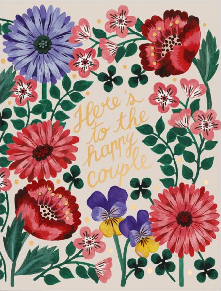 [RC-C-LLY2690F] Foil Card-Blooming Couple