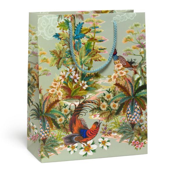 [RC-W-WBL-TAY2663] Gift Bag Large-Quail Garden 