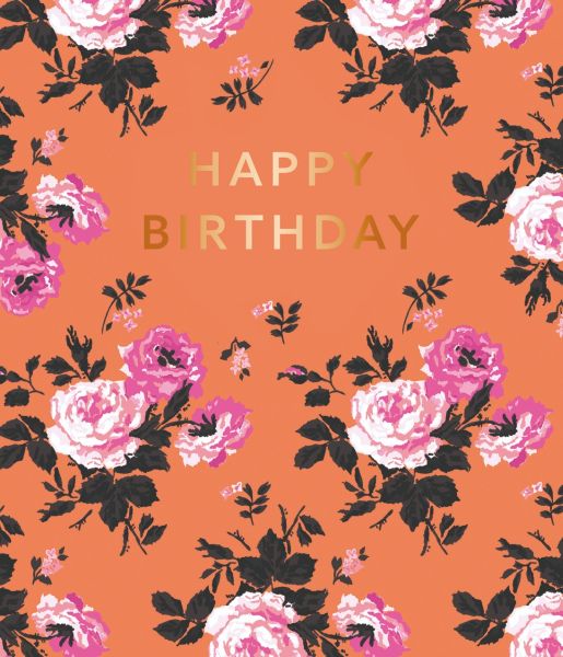 [CK-CL-8074] Card-Pink Rose Birthday