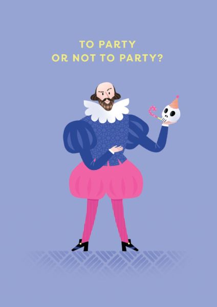 [OD-C-OD8901] Card-Shakespeare to Party