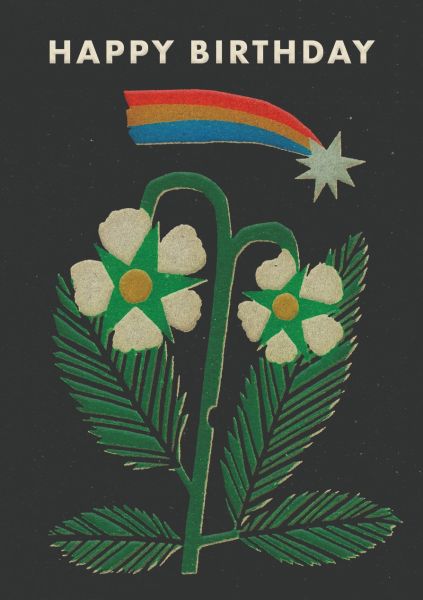 [OD-C-ANM9518] Card-Rainbow Birthday