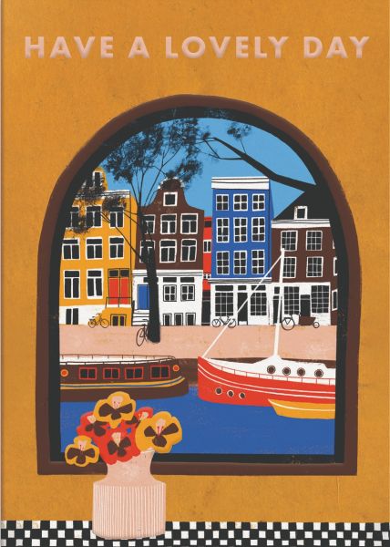 [OD-C-ANM9519] Card-Lovely Day Amsterdam