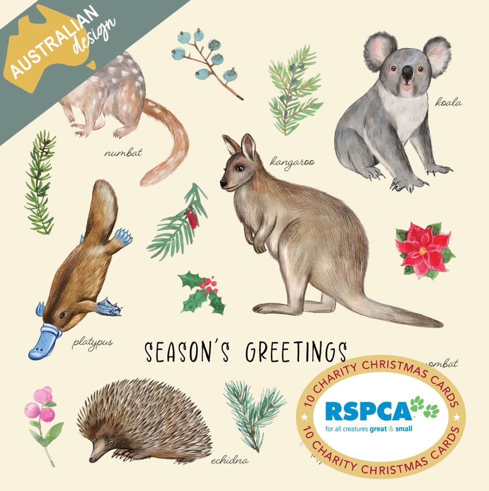 [HS-XCP24004] Christmas Card Wallet-RSPCA-Australian Fauna