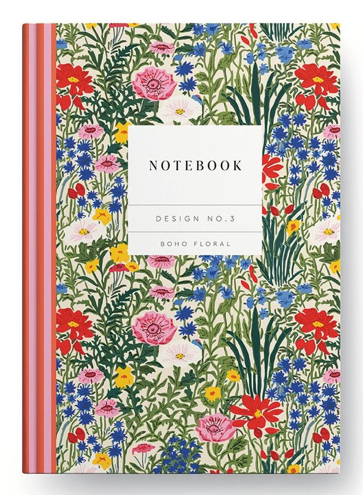 [OD-SN-KA-1-A5-10575] Kaleido A5 Premium Hard Cover Notebook-Boho Floral