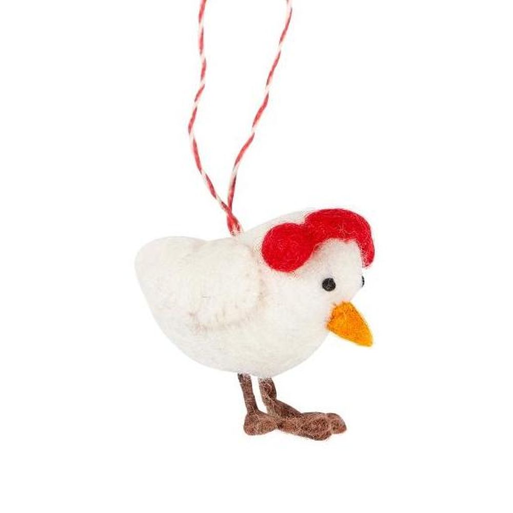 [GI-XD-DRB004] Charity Decoration-Felt Chicken Cherie