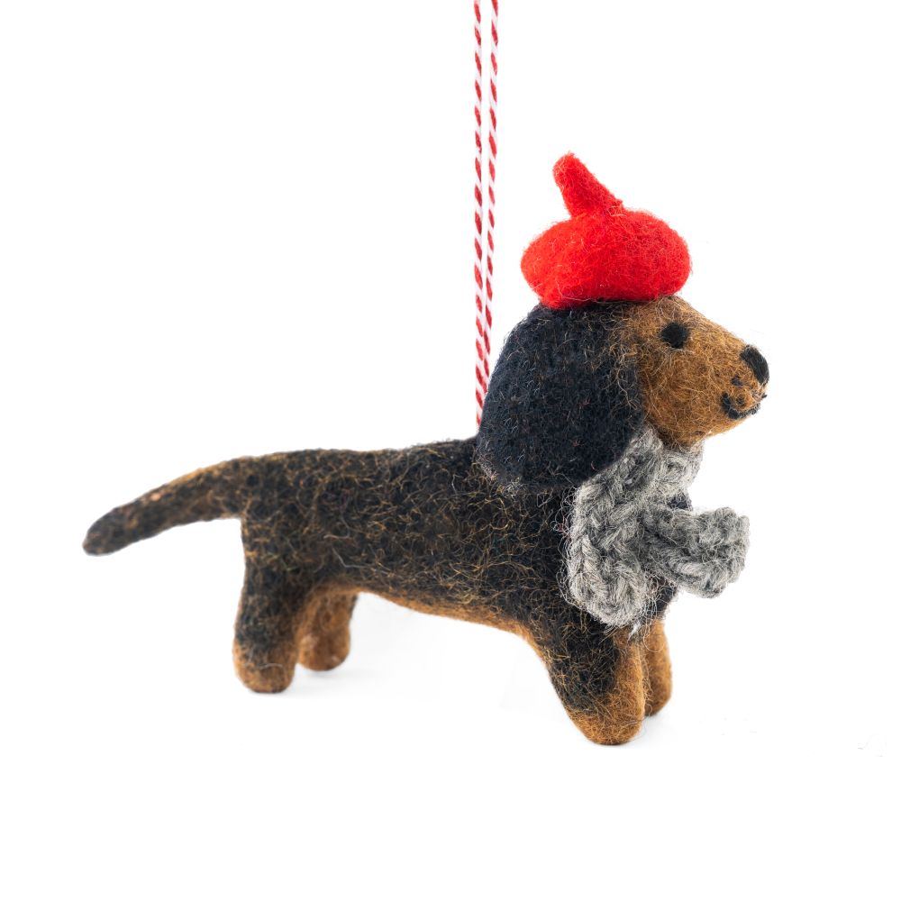 [GI-XD-DDG004] Decoration-Felt Dog Dachshund