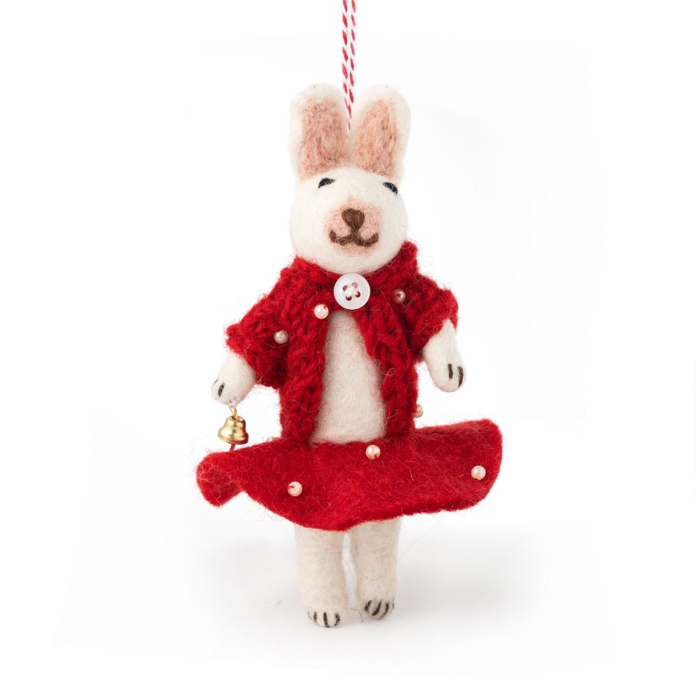 [GI-XD-DRA001] Decoration-Felt Rabbit Rose