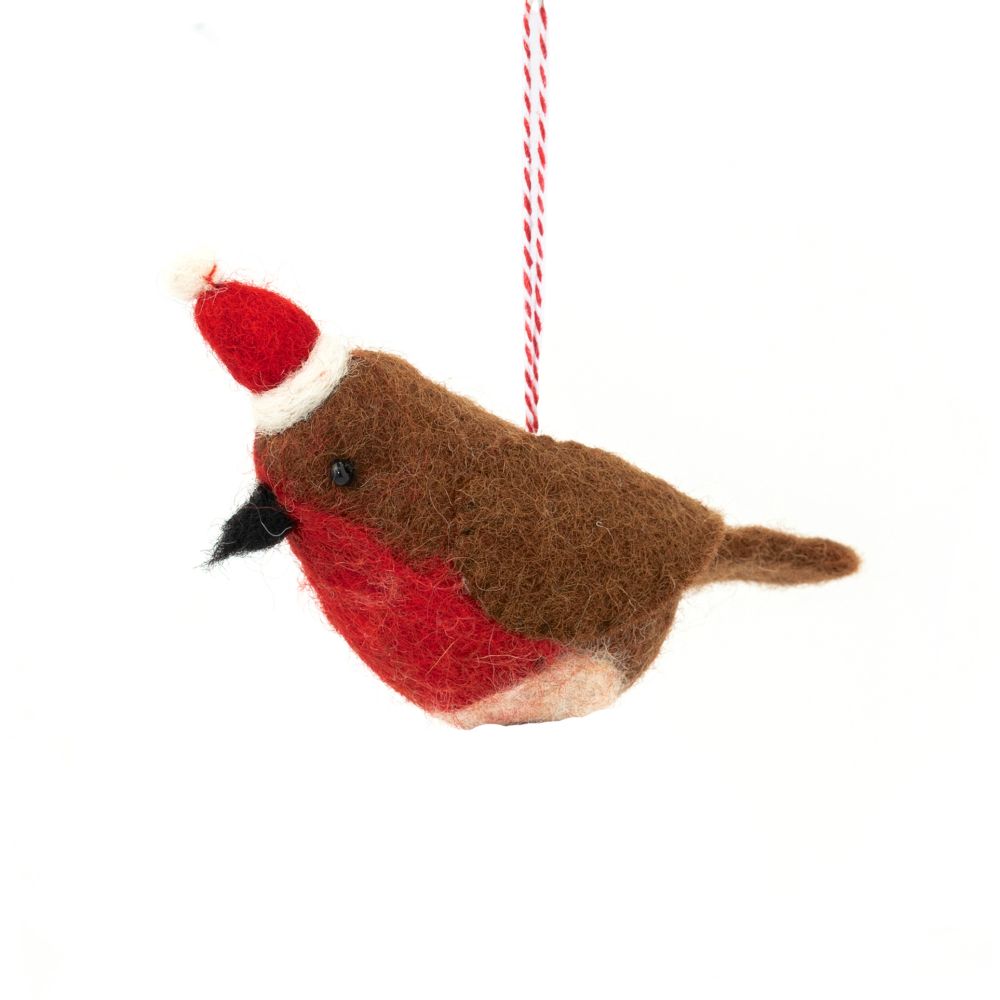 [GI-XD-DRB002] Charity Decoration-Felt Robin Ruth