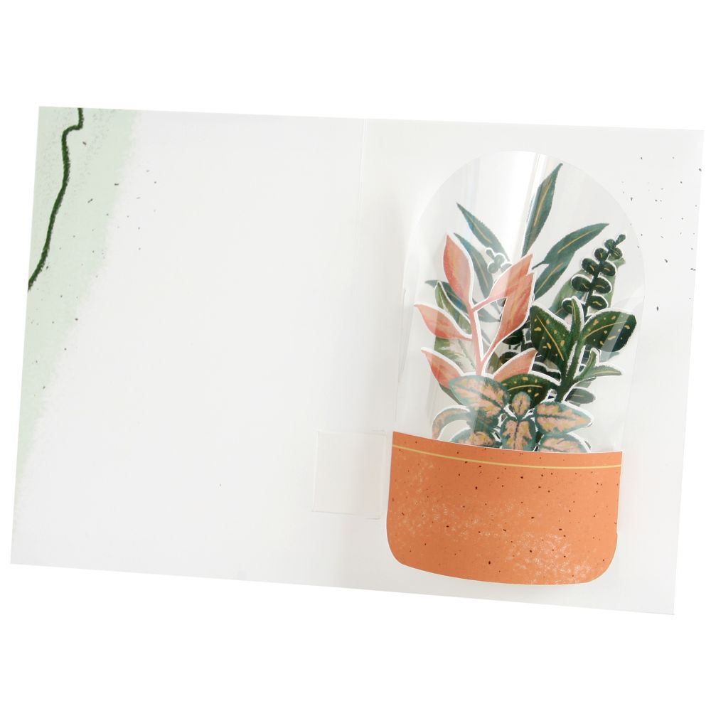 [UP-C-APA-075] 3D Pop-up Card-Terrarium
