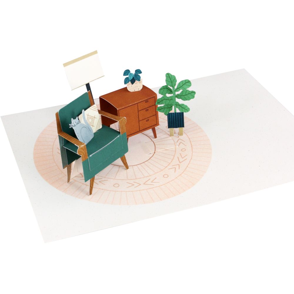 [UP-C-APA-079] 3D Pop-up Card-Dwell