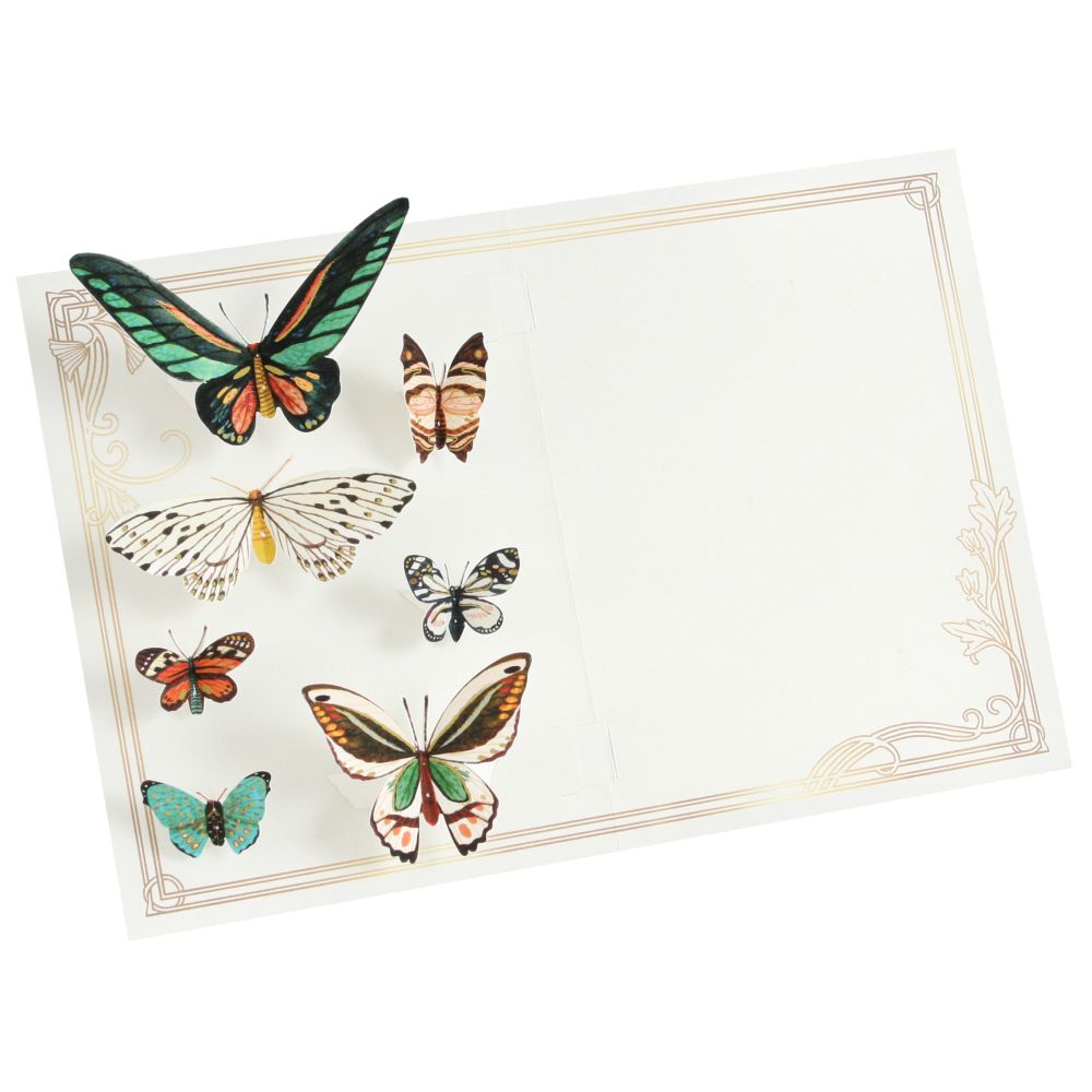 [UP-C-APA-090] 3D Pop-up Card-Flutter