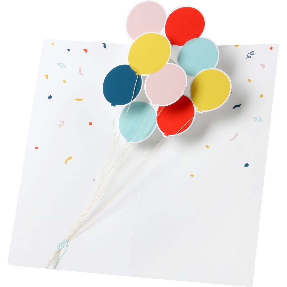 [UP-C-APB-059] 3D Pop-up Card-Hooray