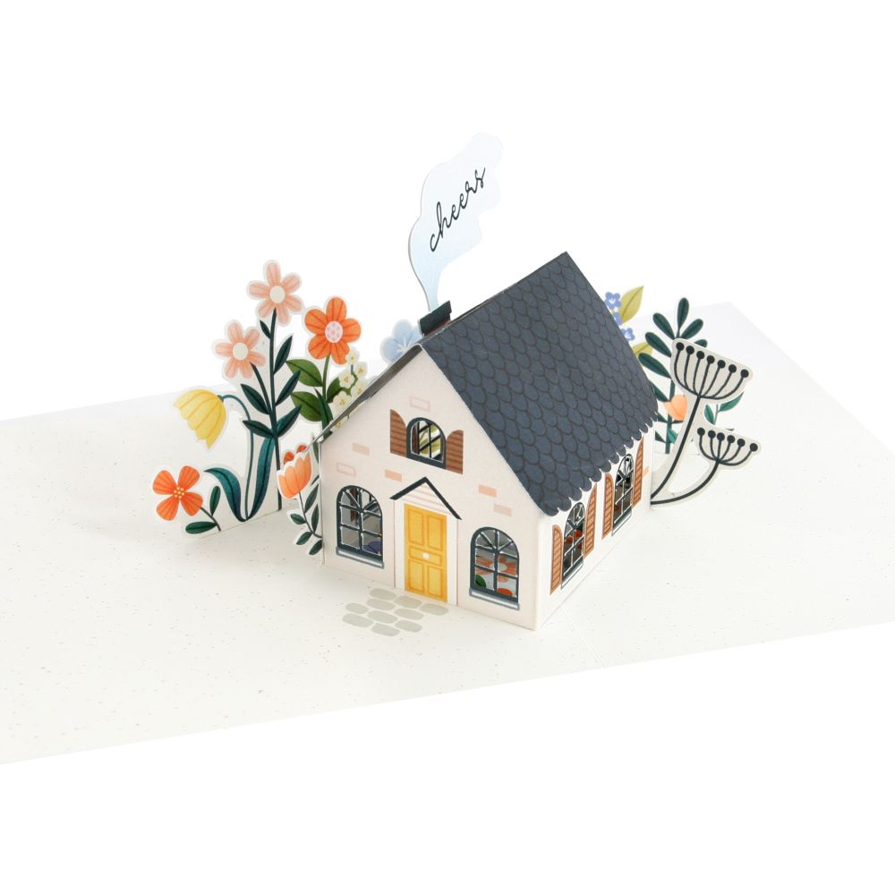 [UP-C-APD-103] 3D Pop-up Card-Home Sweet Home