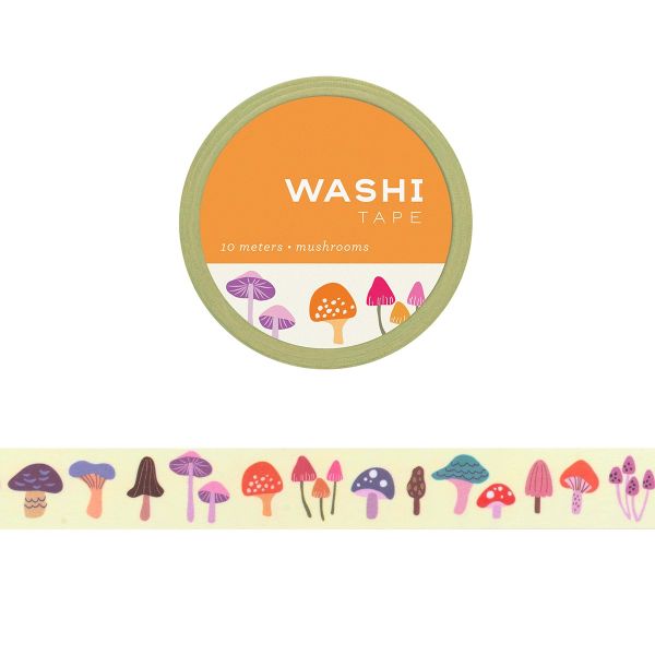 [GO-SS-WT171] Washi Tape-Mushrooms