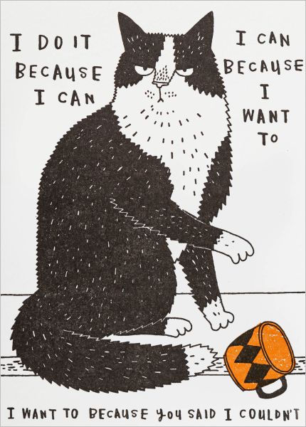 [AV-C-QP682] Card-I Do It Because I Can