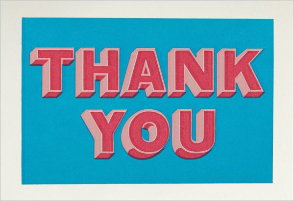 [AV-MC-AP347] Mini Card-Thank You