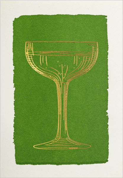 [AV-MC-AP352] Mini Card-Champagne Glass
