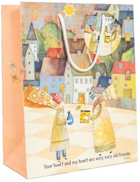 [SB-W-WBL001] Gift Bag Large-Old Friends