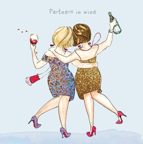 [AM-ATF1528] Card-Partners In Wine
