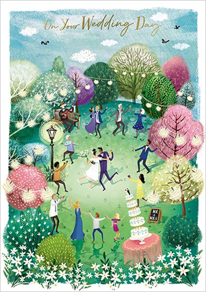 [AL-PH0296] Foil Card-Wedding Day