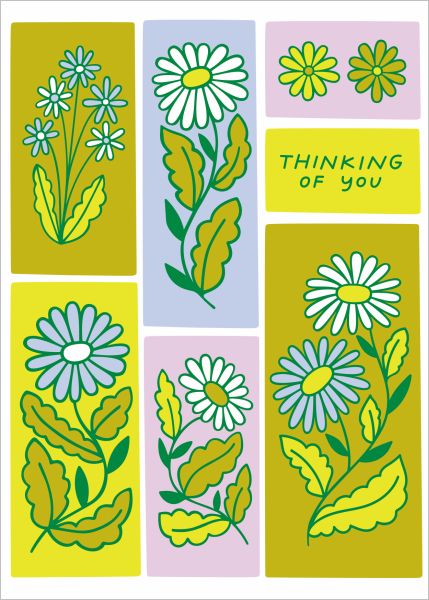 [GT-C-SY447] Card-Thinking Of You Floral
