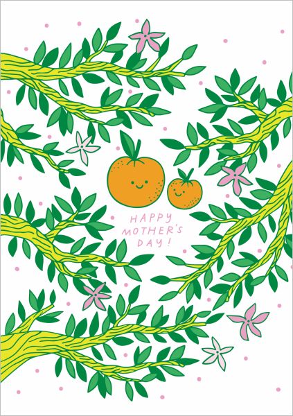 [GT-CMD-440] Card-Orange Mother's Day