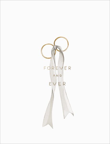 [EF-C-SP0558] Foil Card-Wedding Rings