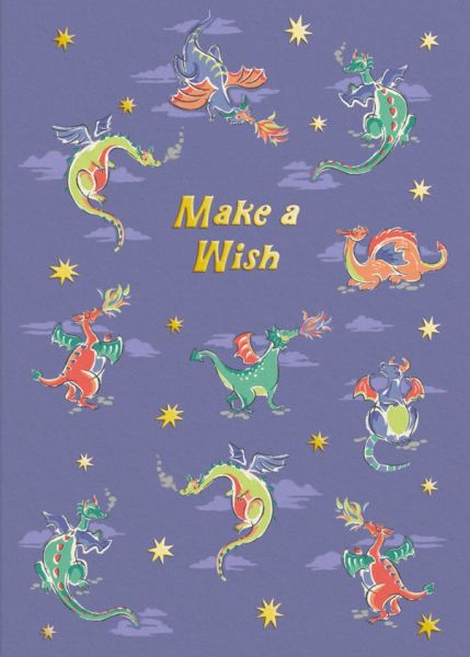 [CK-C-11507] Card-Make A Wish Dragons