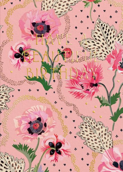 [CK-C-11514] Card-Birthday Beautiful Poppies