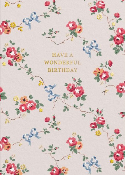 [CK-C-11518] Card-Birthday Bows and Roses