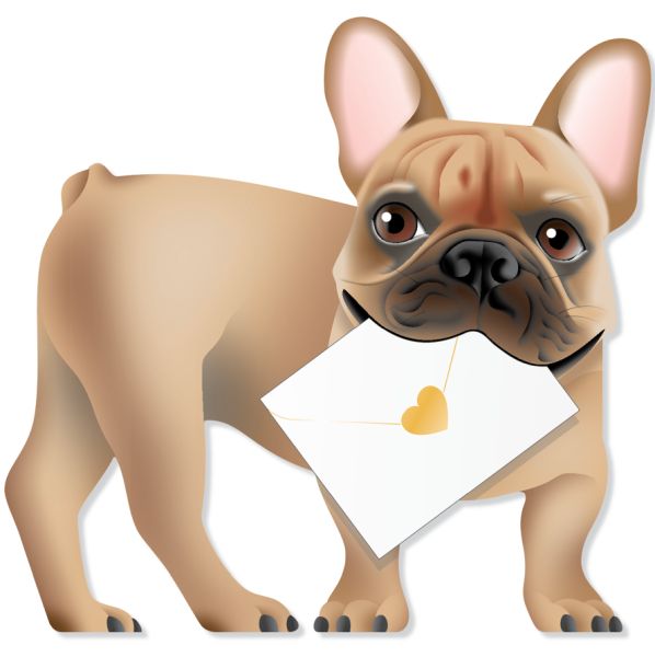 [SD-DG200] 3D Card-Dog-Frenchie