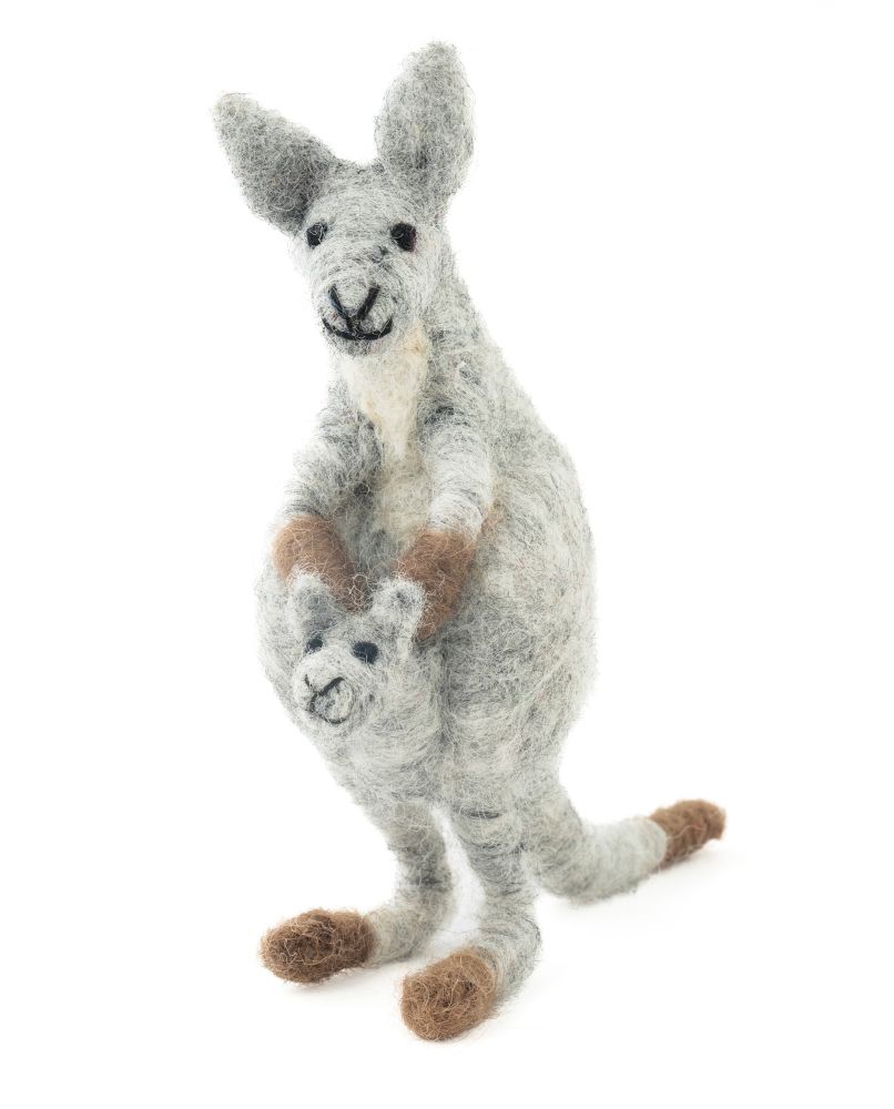 [GI-EC-AA001] Handmade Felt Kangaroo