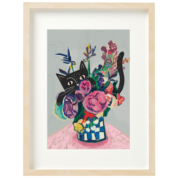 [NG-LW-055] Art Print-Catisse Flowers