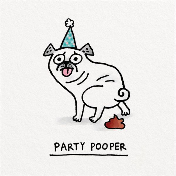 [OD-C-GE11690-SQ] Card-Party Pooper