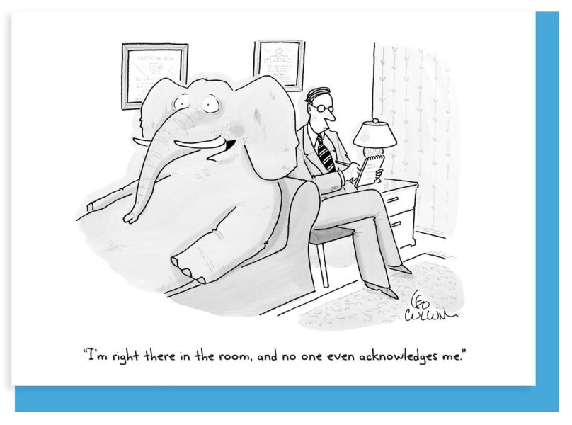 [NY-C-B088] Card-Elephant In The Room