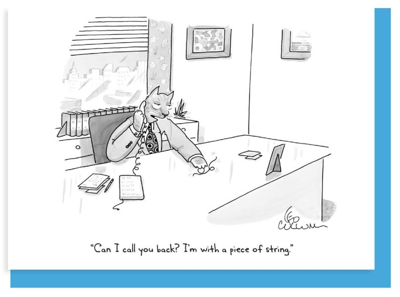 [NY-C-B093] Card-Piece Of String