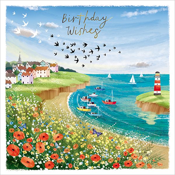 [AL-PST0004] Foil Card-Coastal Village