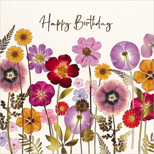 [AL-WF0005] Foil Card-Flower Meadow